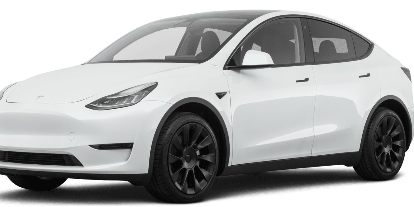 TESLA MODEL Y 2021 5YJYGDEEXMF075872 image